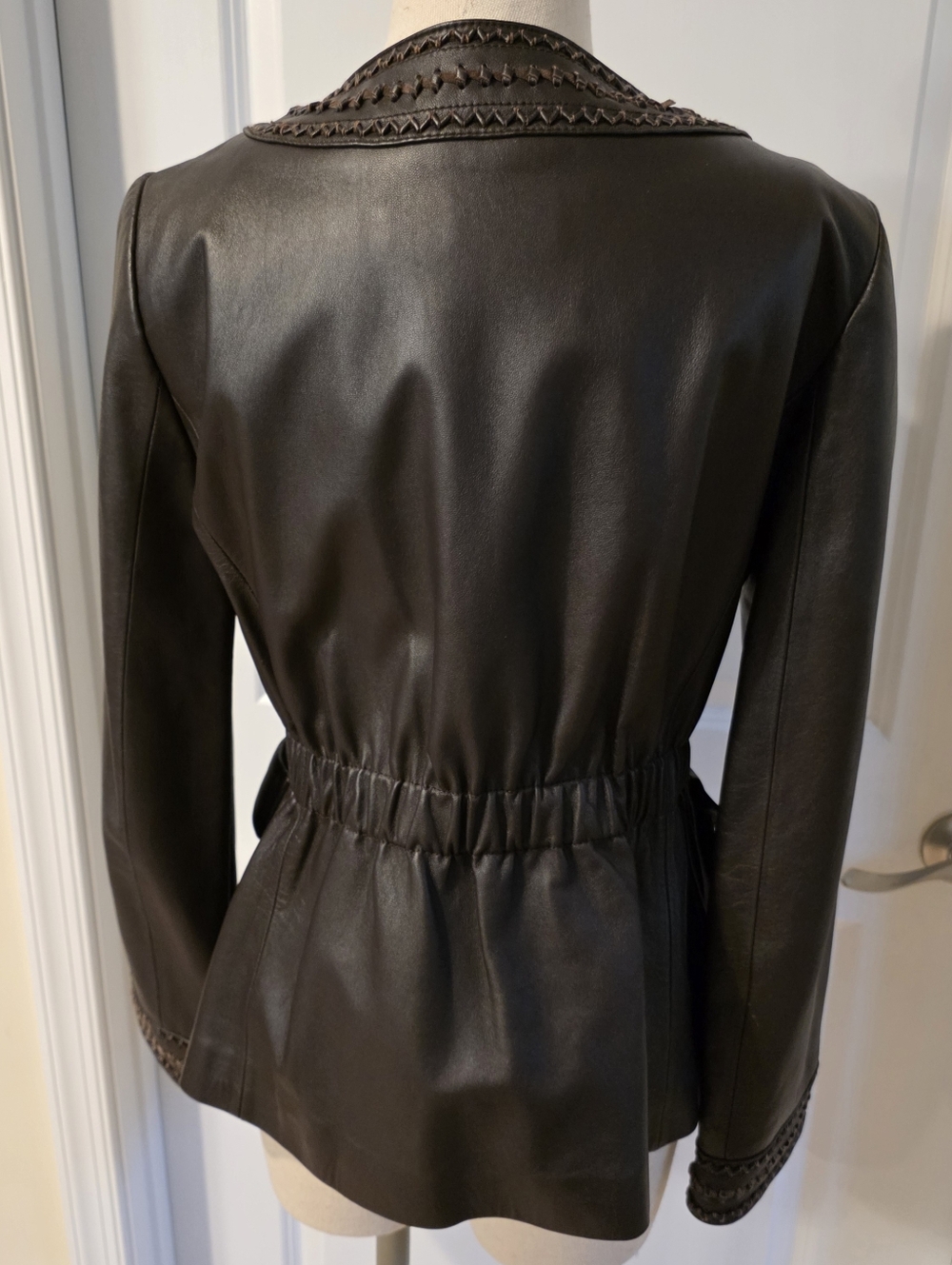 Balmain Leather Jacket Size Medium - Picture 6 of 16